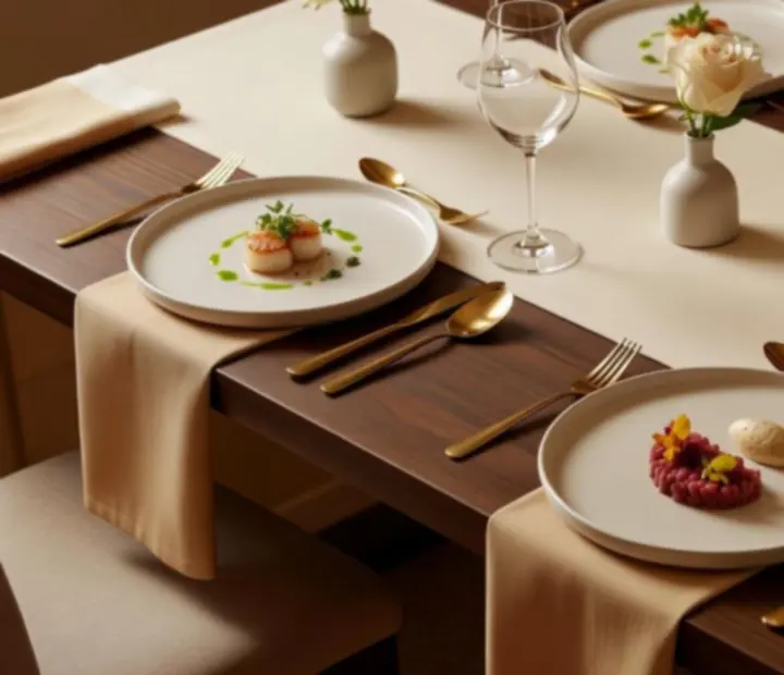 Assortiment de plats contemporains et cocktails pour un événement privé